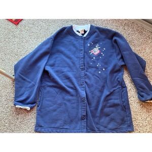 Vintage women's winter sweatshirt